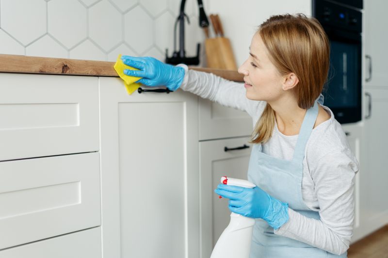 Cleaning Kitchen