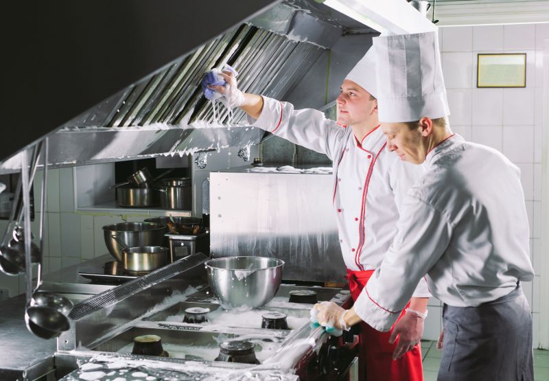Cleaning Kitchen