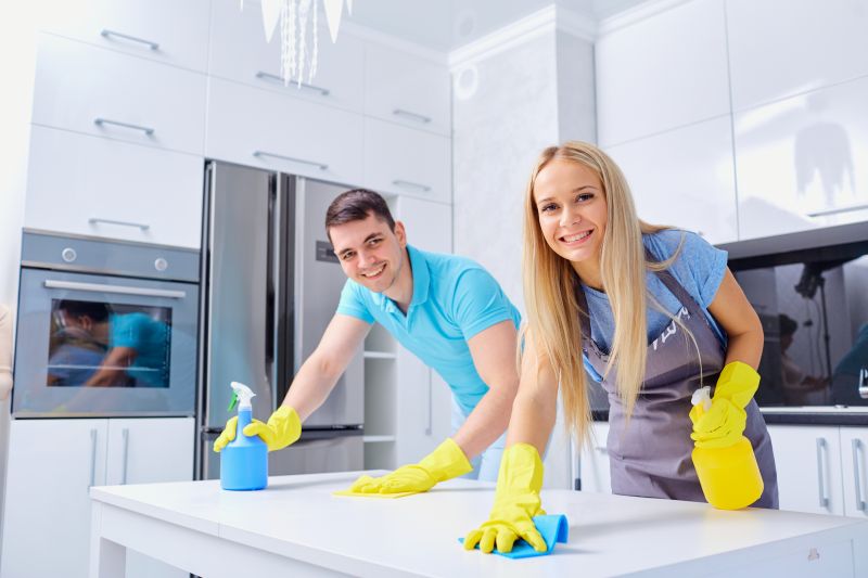 Cleaning Kitchen